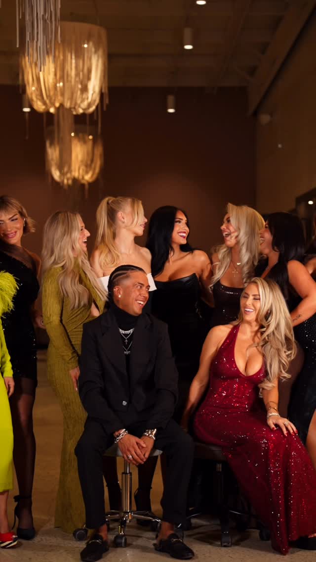 Nightlife group shot from an Atlanta event videography set